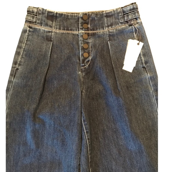 NWT Habitual wide leg button high rise jeans 27 - Picture 3 of 7